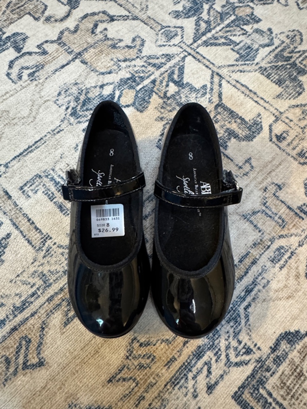 NEW American Ballet Theater “Spotlights” Kids Tap Shoes size 8 (toddler)
